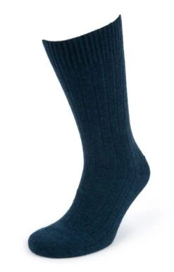Men’s Ribbed Cashmere Socks