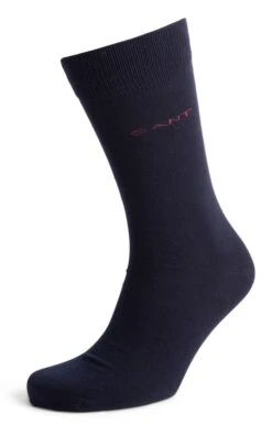 Men's Gant Socks Two Pack -Bruar Heritage Sales Store TH23031STRPPLUMPRED 1