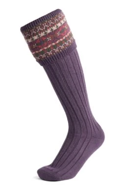 Men's Merino Fairisle Shooting Socks