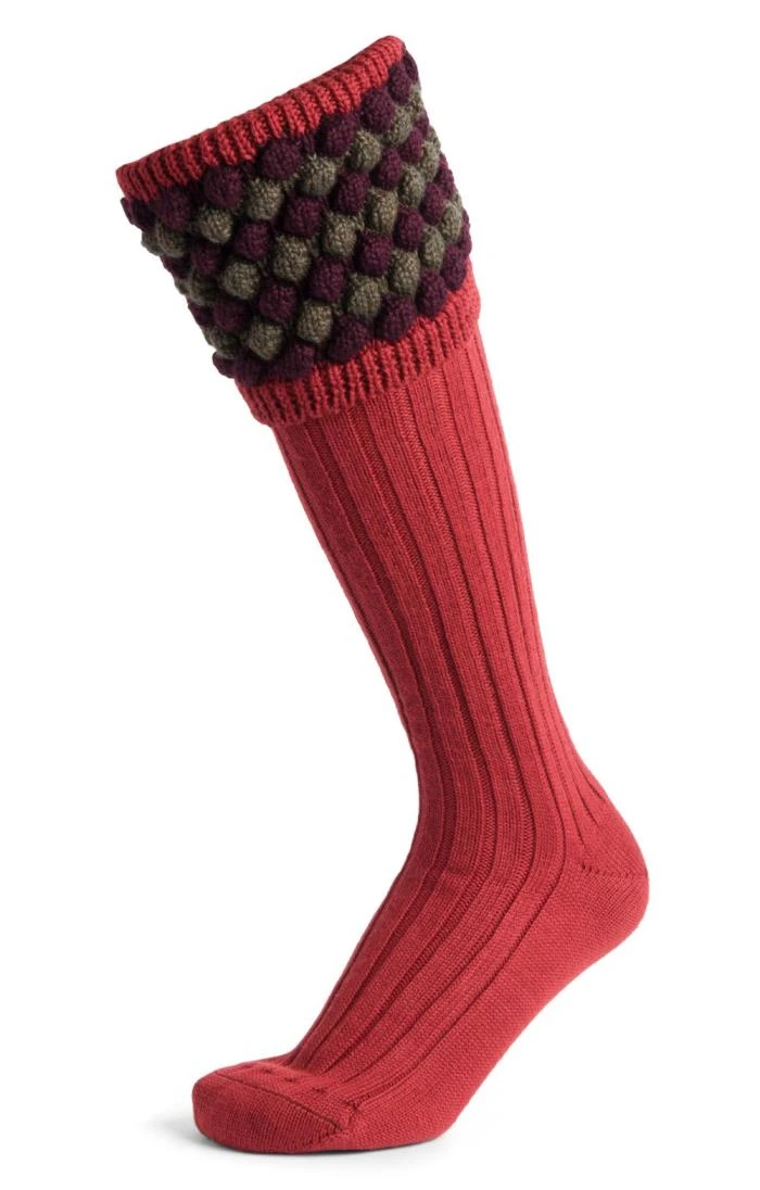 Men's Hand Knitted Diamond Top Socks 1 Men's Hand Knitted Diamond Top Socks