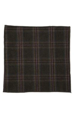 Men's Wool Blend Pocket Square -Bruar Heritage Sales Store TI13081LODENPINKWPANE 1