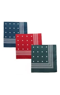 Barbour Spotted Handkerchiefs -Bruar Heritage Sales Store TI25027ASSORTED 2