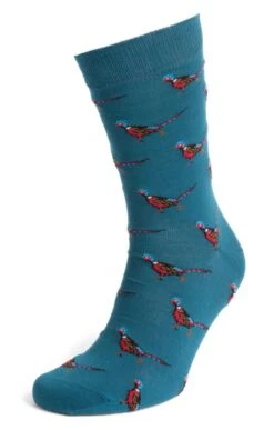 Men's Barbour Pheasant Socks Gift Box -Bruar Heritage Sales Store TK23003MIXED 2