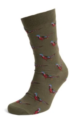 Men's Barbour Pheasant Socks Gift Box -Bruar Heritage Sales Store TK23003MIXED 3