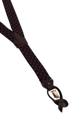 Men's Two In One Braces -Bruar Heritage Sales Store TK61520BURGDIAMND 1