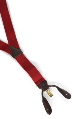 Men's Two In One Braces -Bruar Heritage Sales Store TK61520CHERRYMINIDOT 1