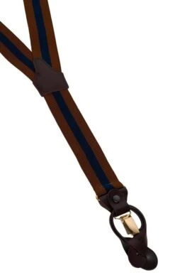 Men's Two In One Braces -Bruar Heritage Sales Store TK61520GOLDBLUESTRP 1