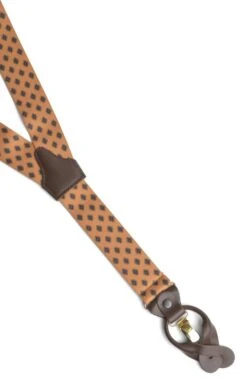 Men's Two In One Braces -Bruar Heritage Sales Store TK61520MUSTARDDIAM 1