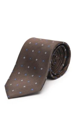 Men’s Woven Miniflower Silk Tie