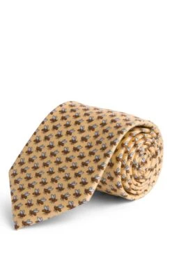 Men's Multi Bees Print Tie