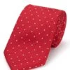 Small Polka Dot Woven Silk Tie