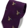 Flying Duck Woven Silk Tie