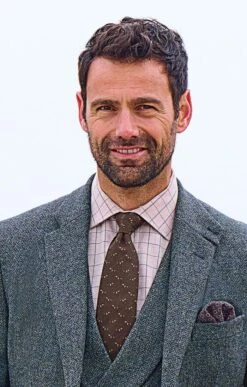 Pheasant Silk/Wool Tie