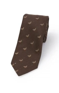Partridge Wool Blend Tie