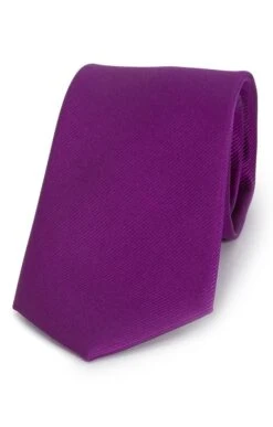 Plain Woven Silk Tie