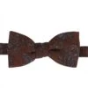 Men's Italian Printed Wool Paisley Bow Tie