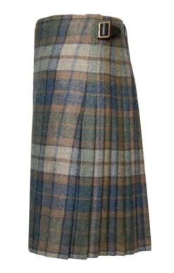 Mens Tweed Kilt -Bruar Heritage Sales Store TP10098DENIMFORESTCHK 2