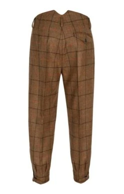 Men's Saxony Tweed Plus Fours -Bruar Heritage Sales Store TP10135BARKBRACKENCHK 3 1