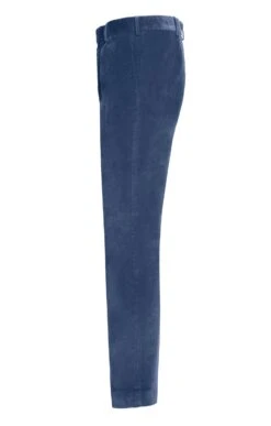 Men's Single Pleat Stretch Cord Trousers -Bruar Heritage Sales Store TP10193BLUE 2