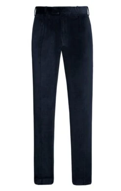 Men's Single Pleat Stretch Cord Trousers