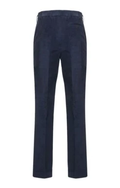 House Of Bruar Single Pleat Cord Trousers -Bruar Heritage Sales Store TP10195BLUE 2