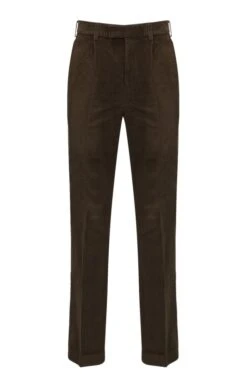 House Of Bruar Single Pleat Cord Trousers
