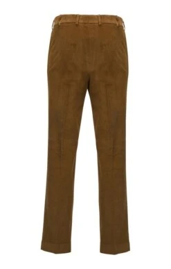 House Of Bruar Single Pleat Cord Trousers -Bruar Heritage Sales Store TP10195DARKTAN 2