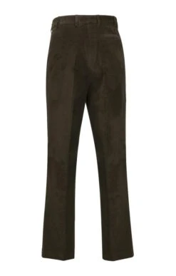 House Of Bruar Single Pleat Cord Trousers -Bruar Heritage Sales Store TP10195LODEN 3