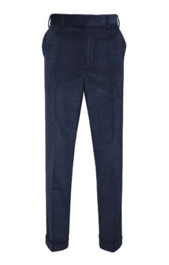Men's Heavyweight Cord Trousers -Bruar Heritage Sales Store TP10196NAVY 1