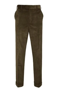 Men's Heavyweight Cord Trousers -Bruar Heritage Sales Store TP10196OLIVE 1