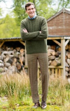 Men's Plaid Trousers