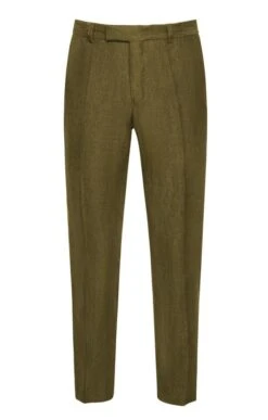 Men's Linen Trousers -Bruar Heritage Sales Store TP20014KHAKI 1 1