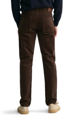 Men's Gant Slim Fit Corduroy Jeans -Bruar Heritage Sales Store TP23651RICHBROWN 1
