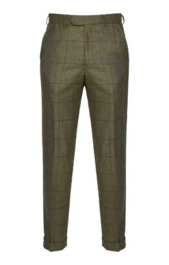 Men's Saxony Tweed Trousers -Bruar Heritage Sales Store TP30200MOORLANDHEATHERWP 1