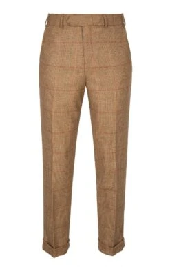 Men's Saxony Tweed Trousers -Bruar Heritage Sales Store TP30200RUSTBRNNAILHD 1