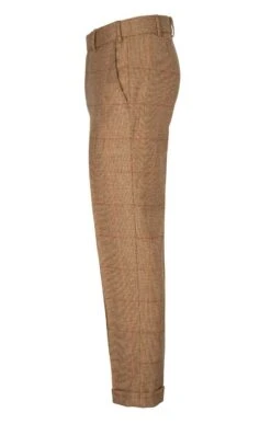Men's Saxony Tweed Trousers -Bruar Heritage Sales Store TP30200RUSTBRNNAILHD 2