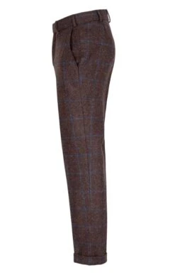 Men's Harris Tweed Trousers -Bruar Heritage Sales Store TP30300BROWNNIGHTWP 2