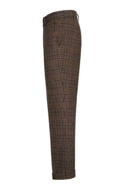 Men's Harris Tweed Trousers -Bruar Heritage Sales Store TP30300GOLDKFISHERHOUND 1