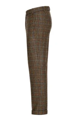 Men's Harris Tweed Trousers -Bruar Heritage Sales Store TP30300LODENWINEGC 2