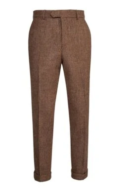 Men's Harris Tweed Trousers -Bruar Heritage Sales Store TP30300MAHOGANYPUPPY 1