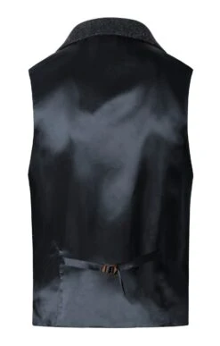 Men's Kilt Single Breasted Waistcoat -Bruar Heritage Sales Store TR12311CHARCOALHB 1