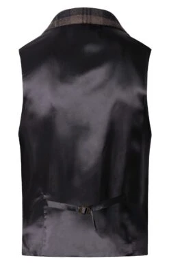 Men's Kilt Single Breasted Waistcoat -Bruar Heritage Sales Store TR12311WHEATCHARCOAL 1