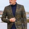 Men’s Plaid Flannel Blazer