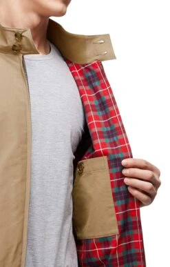 Men’s G9 Harrington Jacket -Bruar Heritage Sales Store TR23003TAN 2