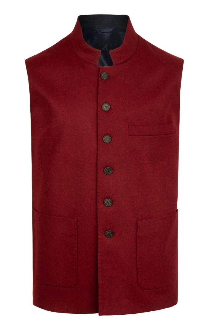 Men's Loden Sporting Waistcoat 2 Men's Loden Sporting Waistcoat - Image 2