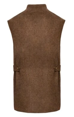 Men's Sporting Waistcoat -Bruar Heritage Sales Store TR30185DEEPCARAMELBCORN 2