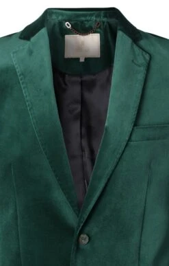 Men's Single Breasted Velvet Jacket -Bruar Heritage Sales Store TR30260BOTTLE 2