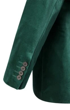 Men's Single Breasted Velvet Jacket -Bruar Heritage Sales Store TR30260BOTTLE 5