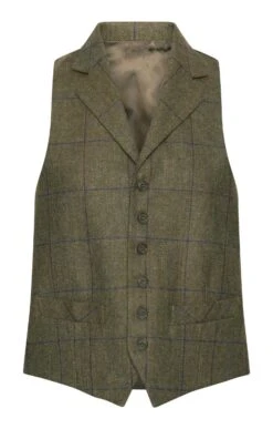 Men's Saxony Tweed Waistcoat -Bruar Heritage Sales Store TR30375MOORLANDHEATHERWP 1