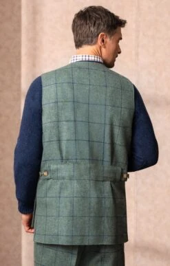 Tweed Shooting Waistcoat -Bruar Heritage Sales Store TR30400BLUELOVATWP 1